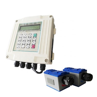 wallmounted type digital flow meter btu ultrasonic heat flow meter