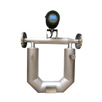 0.1 grade 3/8 "sulphuric chemical digital aft flange connection coriolis mass flowmeter