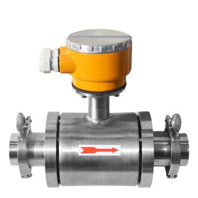 IP65 4-20ma output digital water flow meter dirty water flow meter