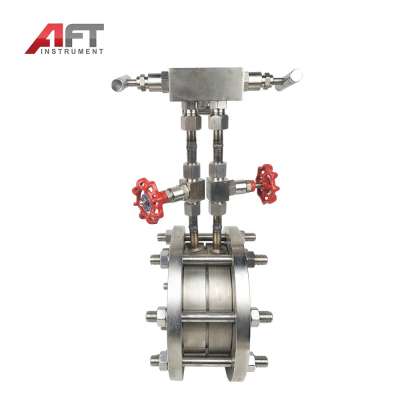 differential pressure steam orifice plate flowmeter with stainless steel