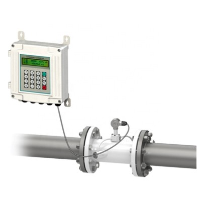 flange connection pipeline flow meter btu ultrasonic heat flow meter